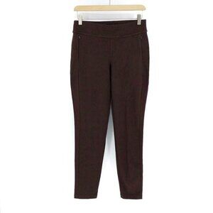 Susan Graver Weekend Premium Stretch Leggings Chocolate Women's Extra Small XS‎